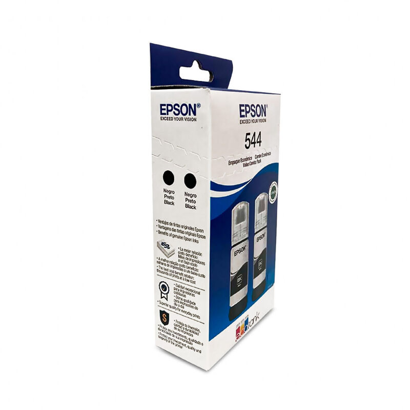 Kit Tintas Epson T544 2 Botellas Negras 65Ml image number null