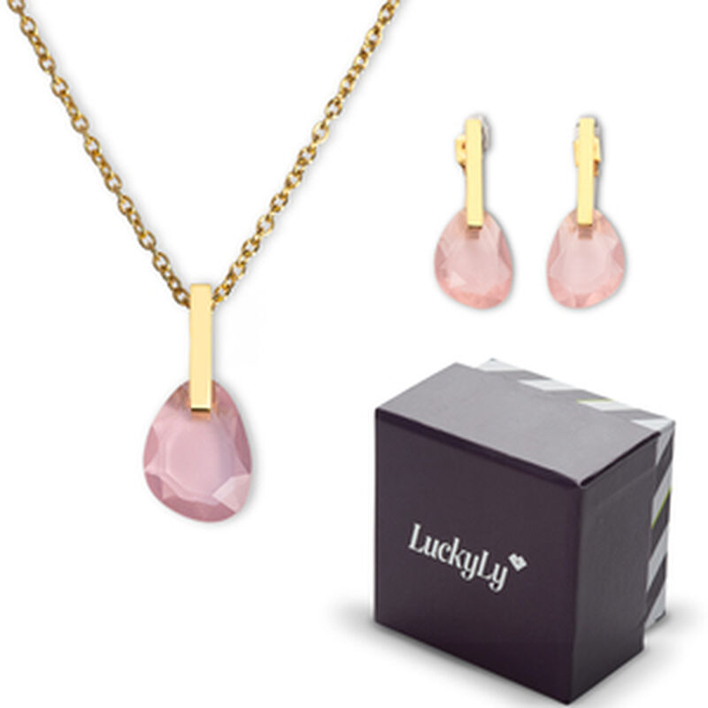 Set Juego de Joyer&iacute;a para Mujer LuckyLy Aretes ... image number null