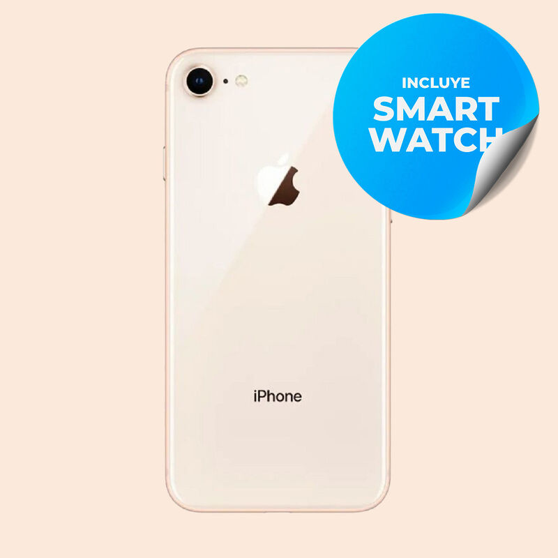 Iphone 8 Reacondicionado 256Gb Dorado + Reloj G... image number null