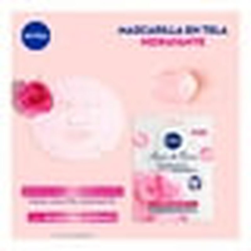 Mascarilla Facial Nivea Agua de Rosas Humectant... image number null