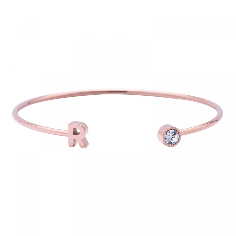 Pulsera para Mujer con Inicial Letra tipo Braza... image number null
