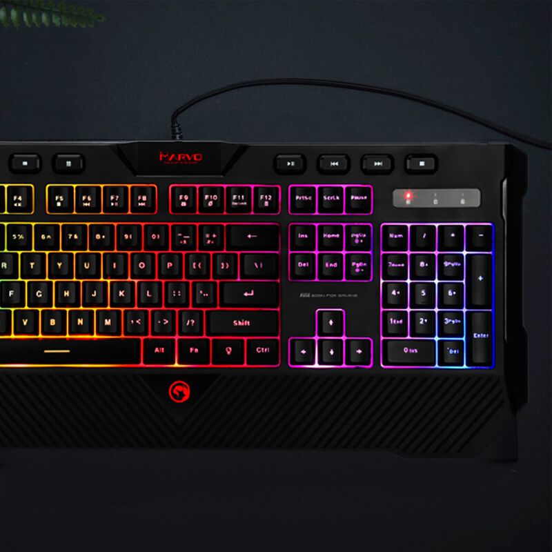 Teclado Gamer K656 Marvo de Membrana 10 Millone... image number null