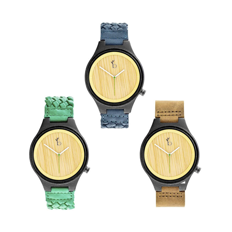 Reloj Tibur&oacute;n Gris Unisex Bamboo Life image number null