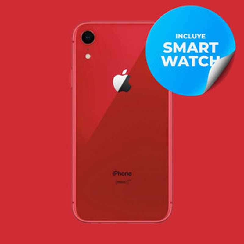 Iphone Xr Reacondicionado 64Gb Rojo + Reloj Gen... image number null