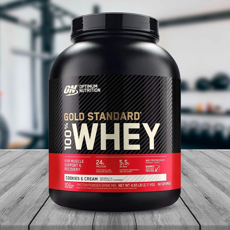 Proteina 100% Whey Gold Optimum Nutrition Cooki... image number null