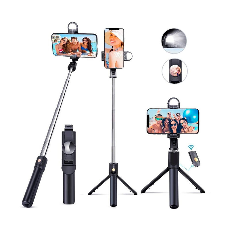 Bast&oacute;n Selfie Stick Tripi&eacute; C/ Control Bluetooth... image number null