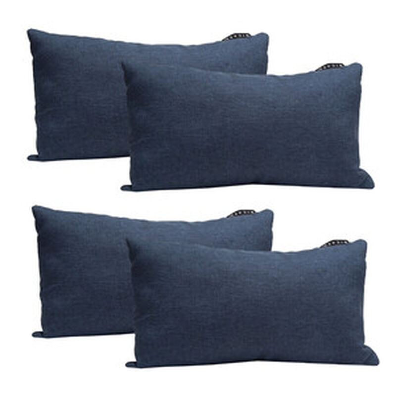 Set de 4 Cojines Dicasa DeltaOne Azul image number null