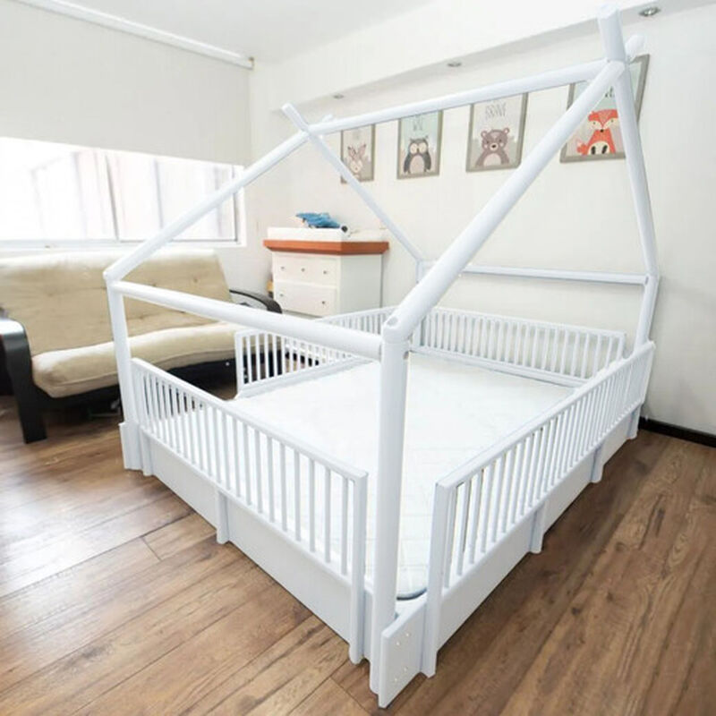 Matrimonial - Cama Chalet Montessori de Madera ... image number null