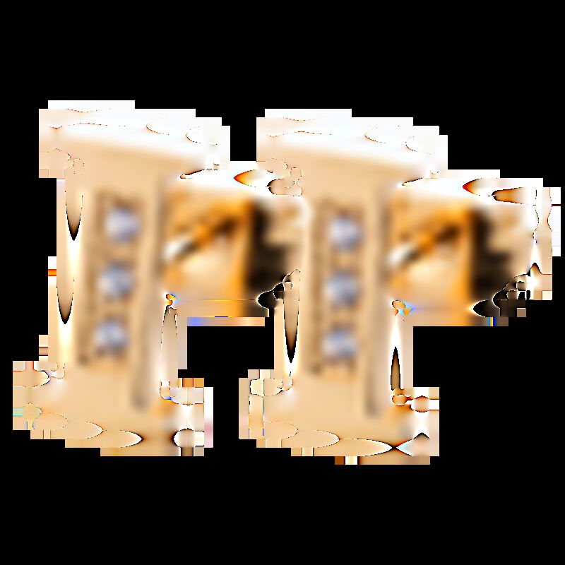 Aretes Mujer Oro 18k de Iniciales Letras con Zi... image number null