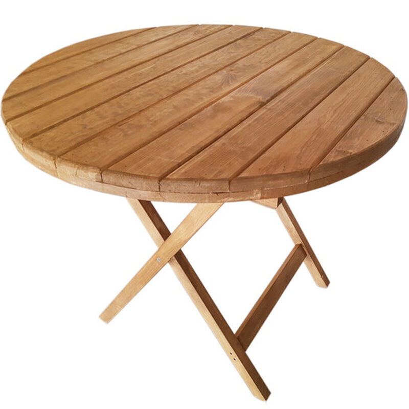 Mesa Redonda Modelo Del Bosque 90diam &ndash; R&uacute;stico... image number null