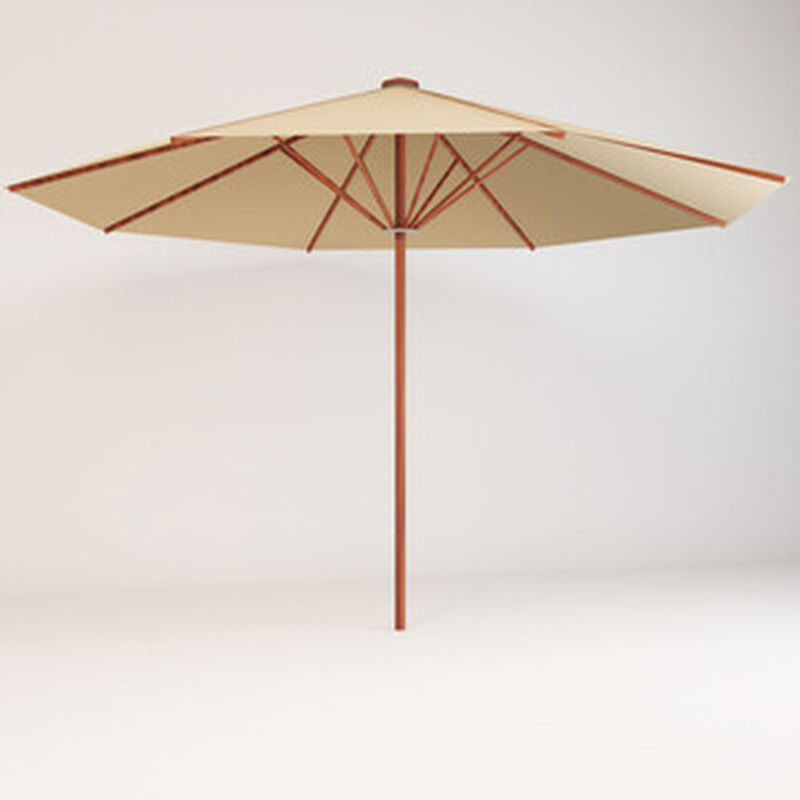 Sombrilla Redonda 215diam &ndash; R&uacute;stico Tratable image number null