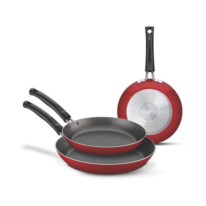 3  Sartenes Tramontina de Aluminio 20 26 y 30 c... image number null