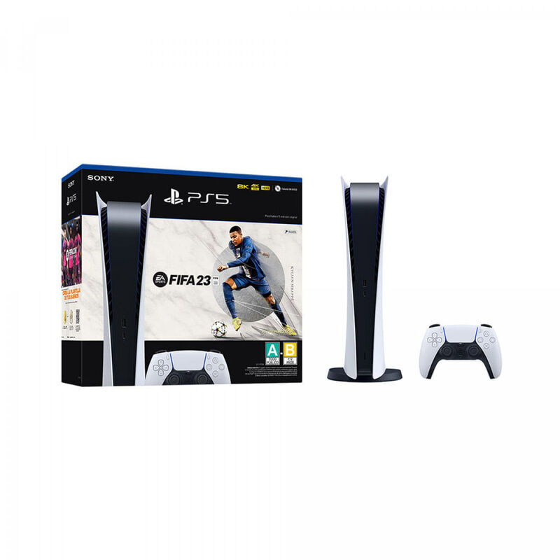 Playstation 5 Digital 825 GB + FIFA 23 image number null