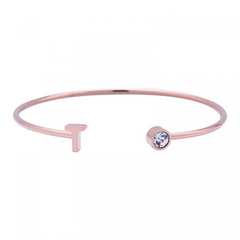 Pulsera para Mujer con Inicial Letra tipo Braza... image number null