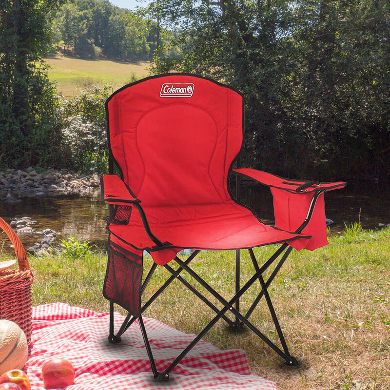 Silla Cooler Quad Roja Coleman image number null