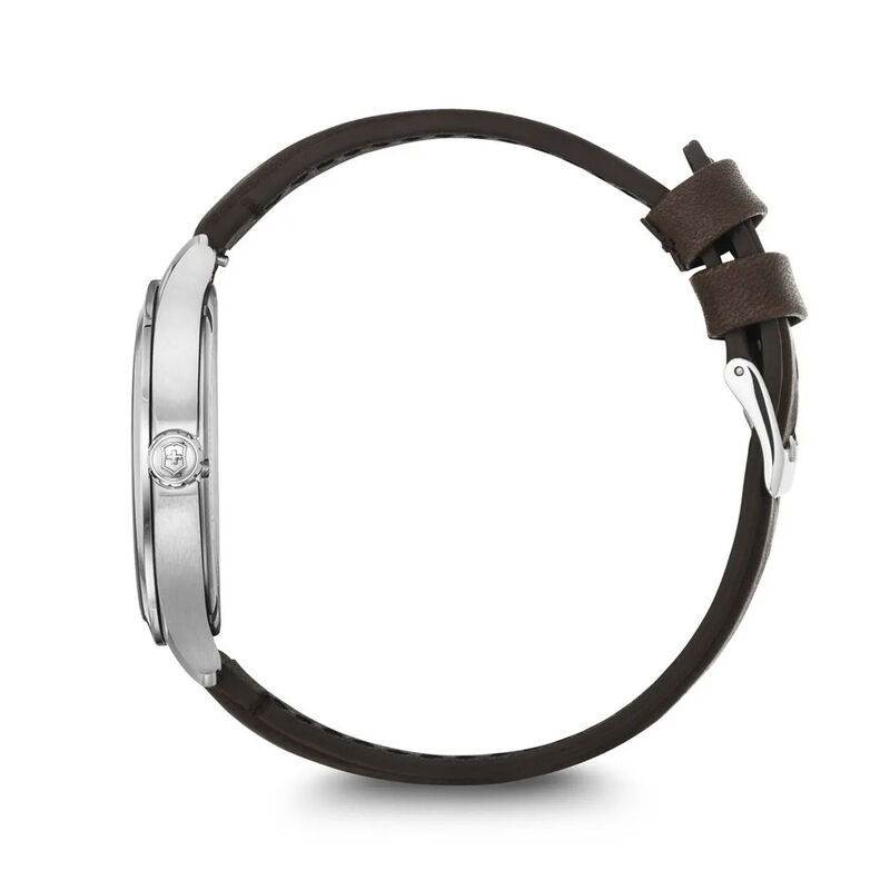 Reloj Para Caballero Alliance Cuero Caf&eacute; image number null