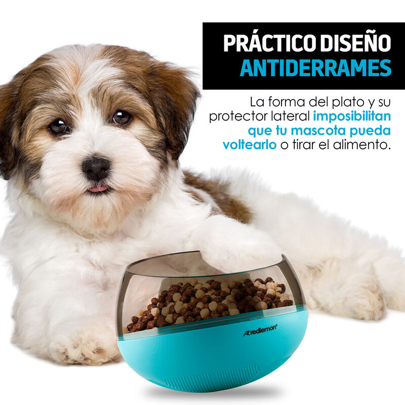 Plato Para Perro De Alimentaci&oacute;n Lenta Antiderr... image number null