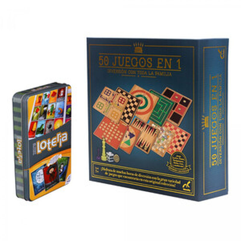 Paq NOVELTY Loter&iacute;a con 50 Juegos en 1 Juego de... image number null