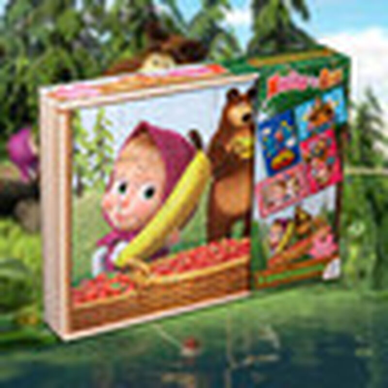 Rompecabezas 5 en 1 de Masha y el Oso para Ni&ntilde;o... image number null