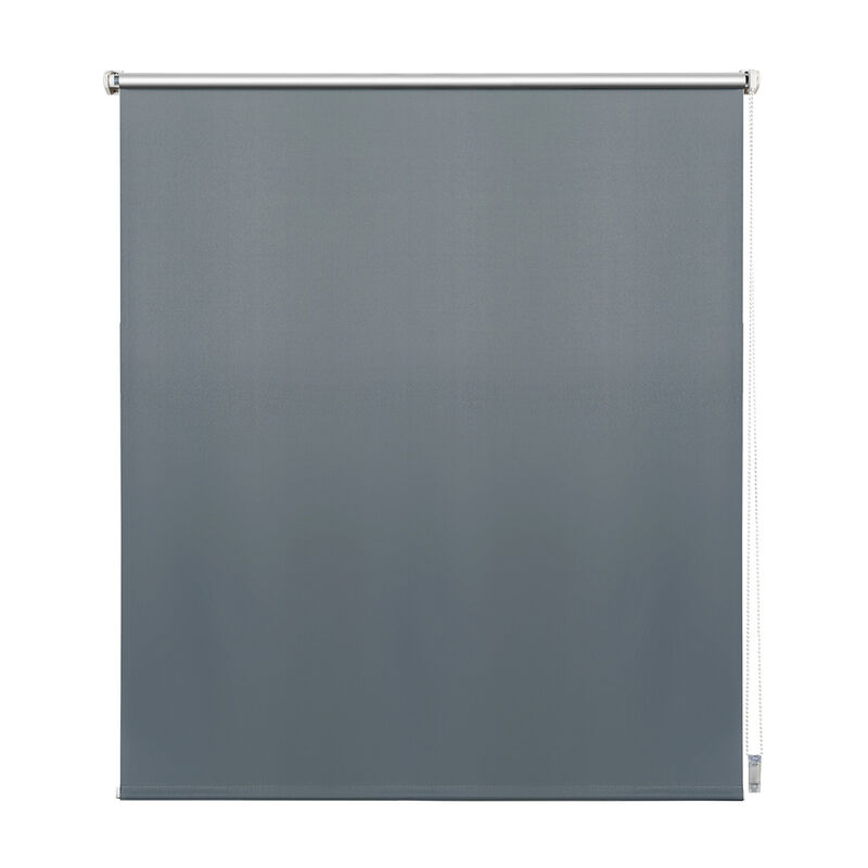 Persiana Enrollable Blackout Clip&Fix Plata 75c... image number null