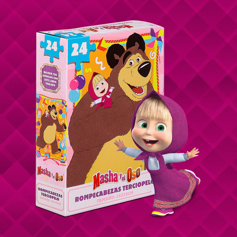 Rompecabezas con Terciopelo Masha y el Oso image number null