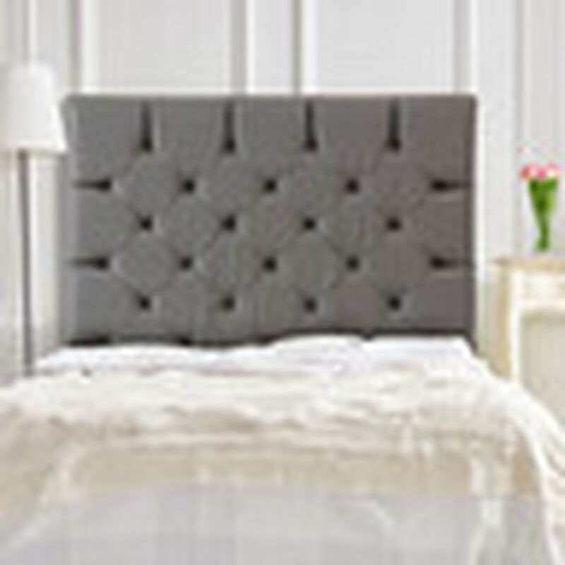 Cabecera Queen Size Dicasa Dubai Gris Oxford image number null