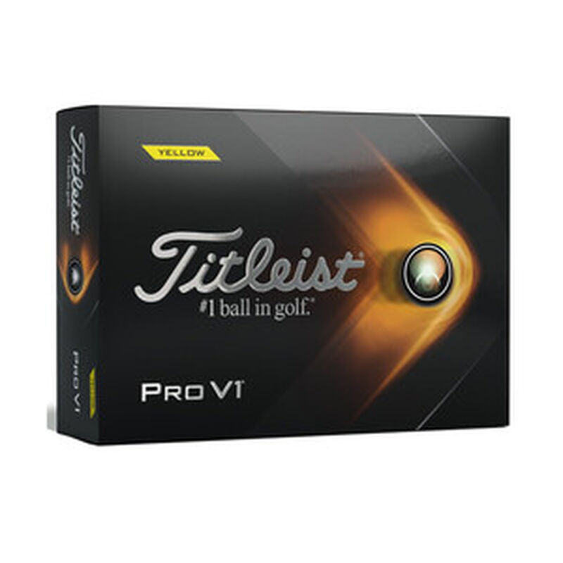 Pelota De Golf Titleist Pro V1 Yellow Docena image number null
