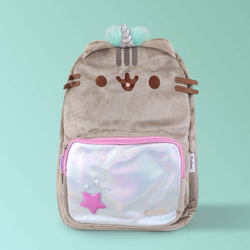 Mochila Pusheen con Dise&ntilde;o de Gato Color Gris image number null