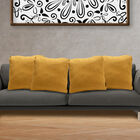 Set de 4 Cojines Dicasa ZitaOne Mostaza