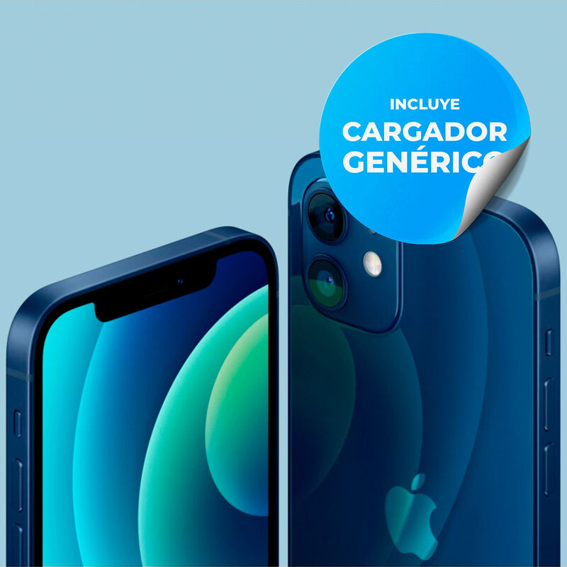 Iphone 12 Mini Reacondicionado 128Gb Azul + Car... image number null