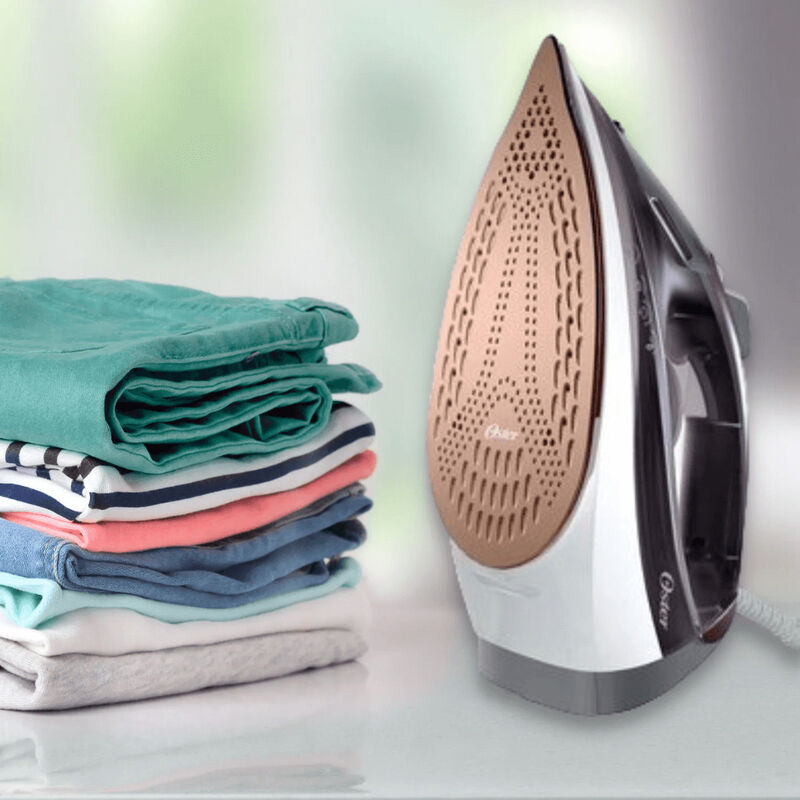 Plancha De Vapor Suela Cer&aacute;mica Vino Oster image number null