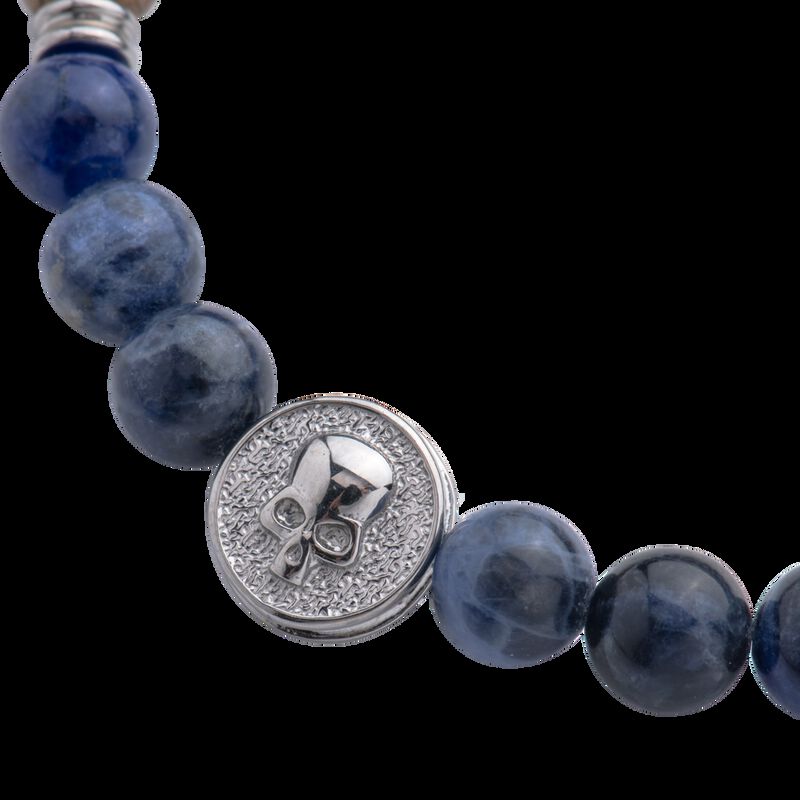 Pulsera para Hombre. Piedras Semipreciosas Lapi... image number null