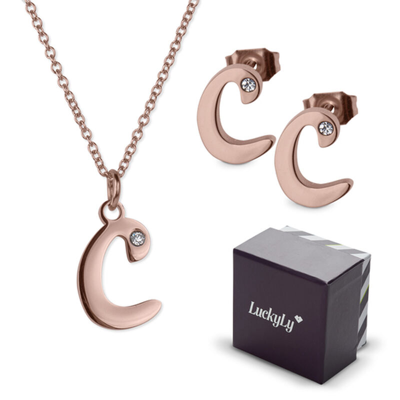 Set de Joyer&iacute;a para Mujer de Iniciales LuckyLy ... image number null