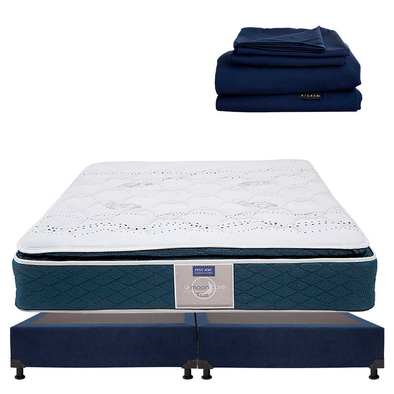 Colch&oacute;n King Size Restonic Trust+S&aacute;banas Dicasa... image number null