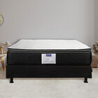 Colch&oacute;n Queen Size Dicasa Legan+ Box Dicasa Belu  + S&aacute;banas Spring Air Gris