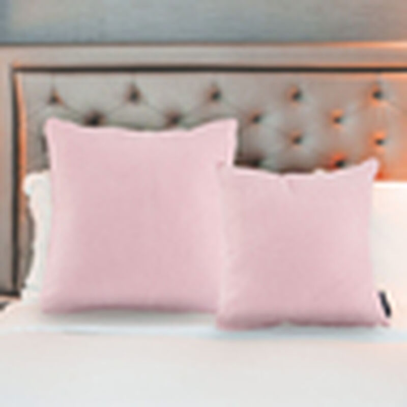 Set de 2 Cojines Dicasa AlfaOne y ZitaOne Rosa image number null