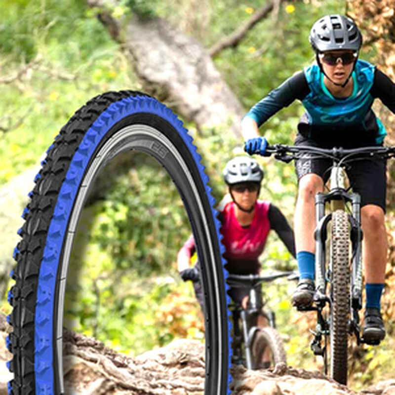 Par de Llantas R-26 X 2.125 P/Bicicleta MTB Azu... image number null