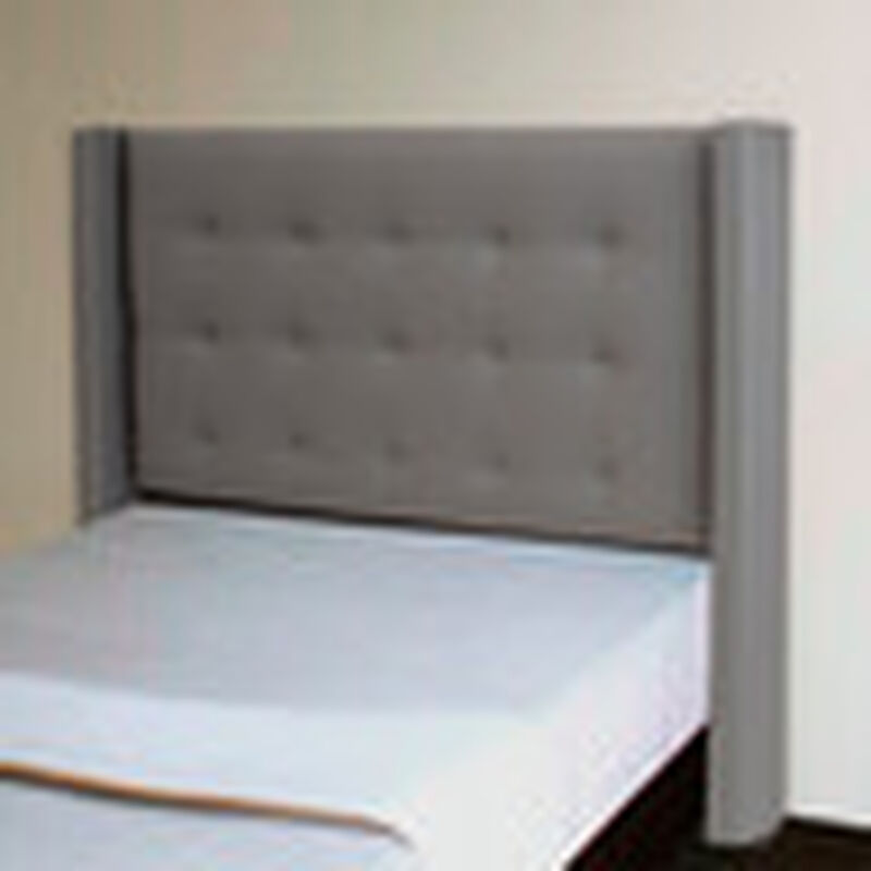 Cabecera Matrimonial Dicasa Trento Gris Rata image number null