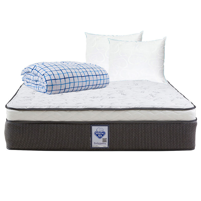 Colch&oacute;n Queen Size Spring Air Le Mans + 2 Almoh... image number null