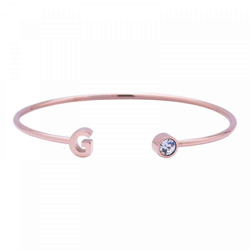 Pulsera para Mujer con Inicial Letra tipo Braza... image number null