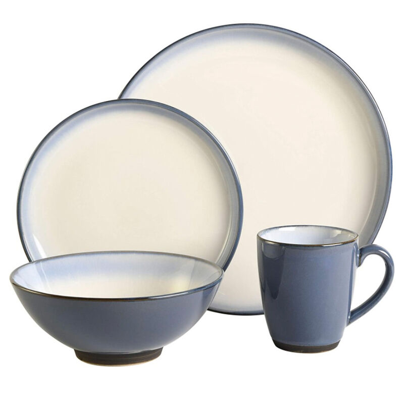 Vajilla Moderna Azul/Blanco para 8 Personas 32p... image number null