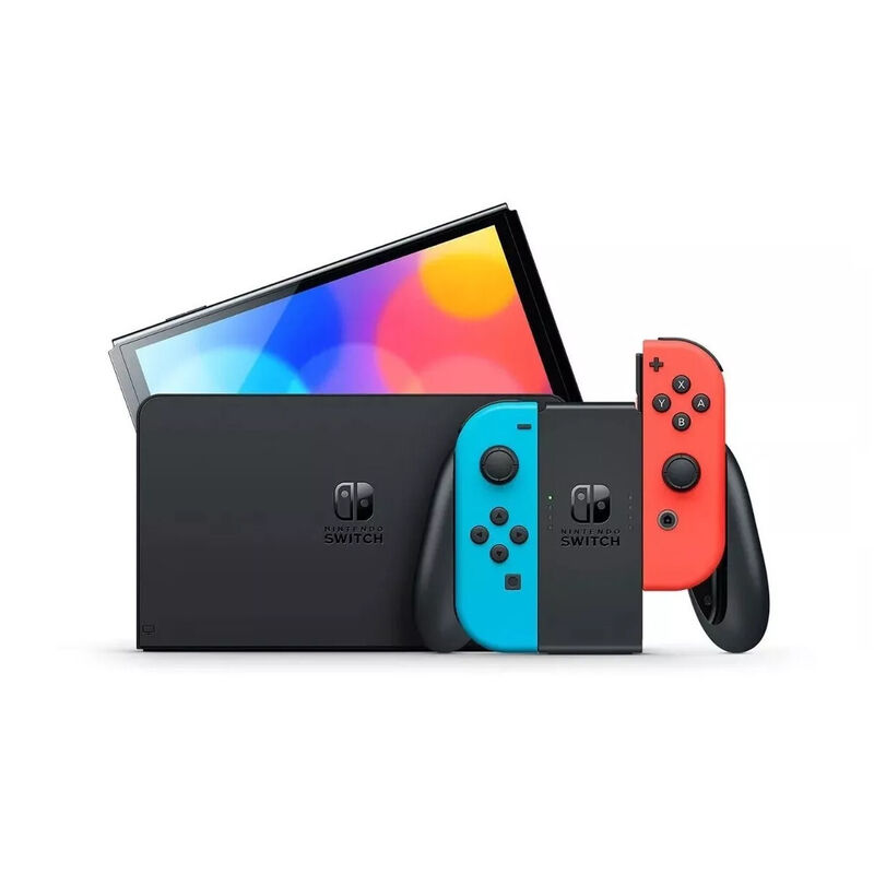 Nintendo Switch OLED 64GB Color Rojo Azul y Neg... image number null