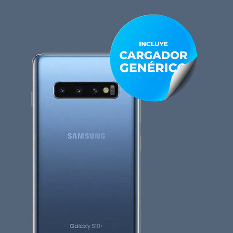 Galaxy S10 Plus Reacondicionado 128Gb Azul + Ca... image number null