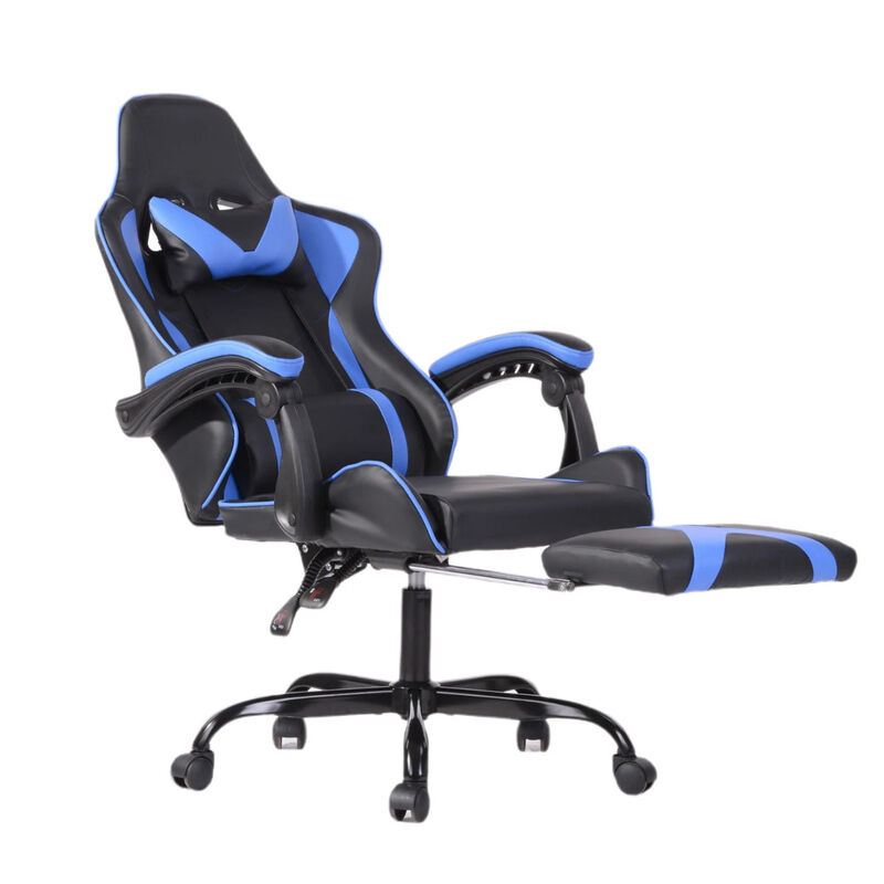 Silla Gamer Yata Todd H0747 Negro/Azul image number null