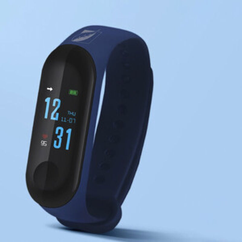 Pulsera Band Fitness Green Leaf Gfb-2020Bl Blue... image number null