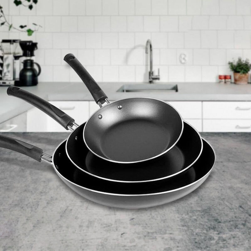 3 Sartenes 20 26 y  30 cm Aluminio Tramontina image number null