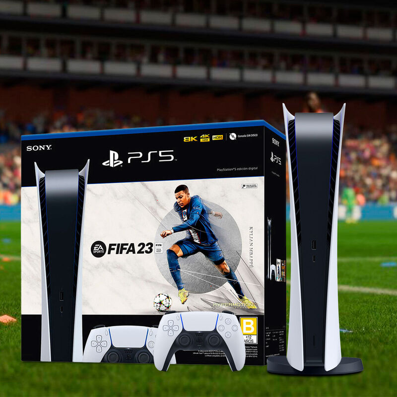 Playstation 5 Digital 825 GB + FIFA 23 image number null