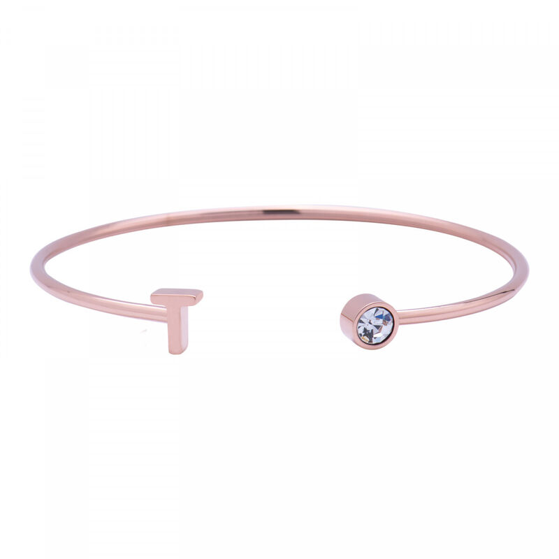Pulsera para Mujer con Inicial Letra tipo Braza... image number null