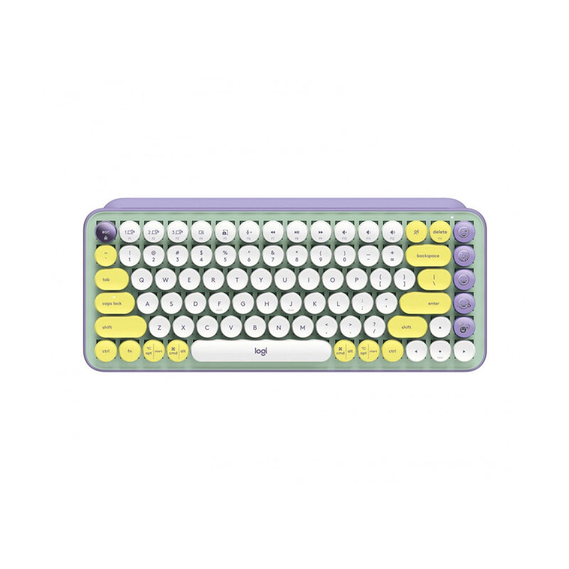 Teclado Inal&aacute;mbrico Pop Keys Fresh Vibes Logite... image number null