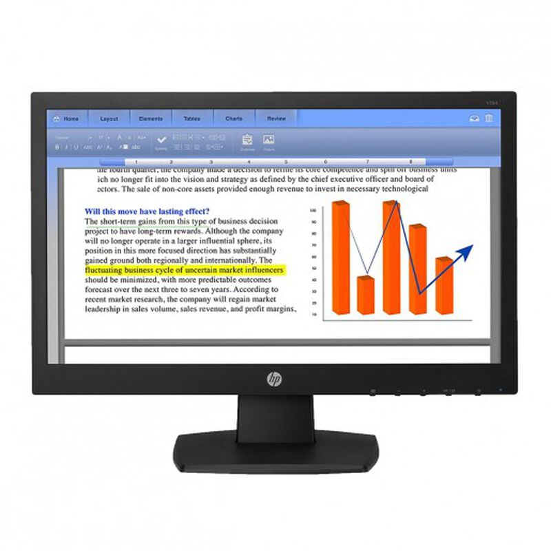 Monitor HP 18.5 pulgadas HD LED, entrada VGA, a... image number null